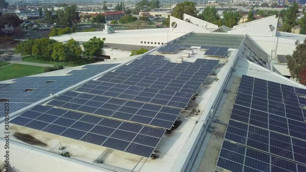 Solar Panels On Building Roof Solar Panels On Building Roof