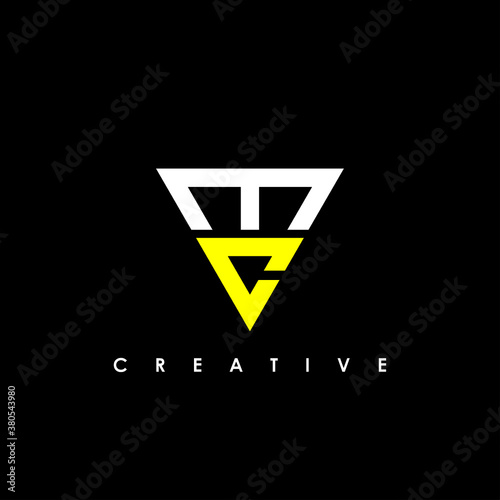MC Initial Logo Design Vector