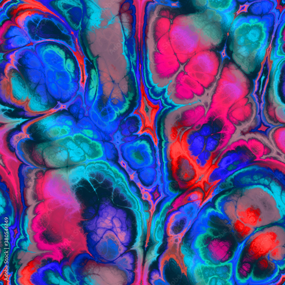 Seamless fractal marble vibrant ornate jpg pattern. High quality illustration. Intense and mysterious energetic seamless surface design. Detailed and vivid glowing marbled pattern. Seamless fractal marble vibrant ornate jpg pattern. High quality illustration. Intense and mysterious energetic seamless surface design. Detailed and vivid glowing marbled pattern.