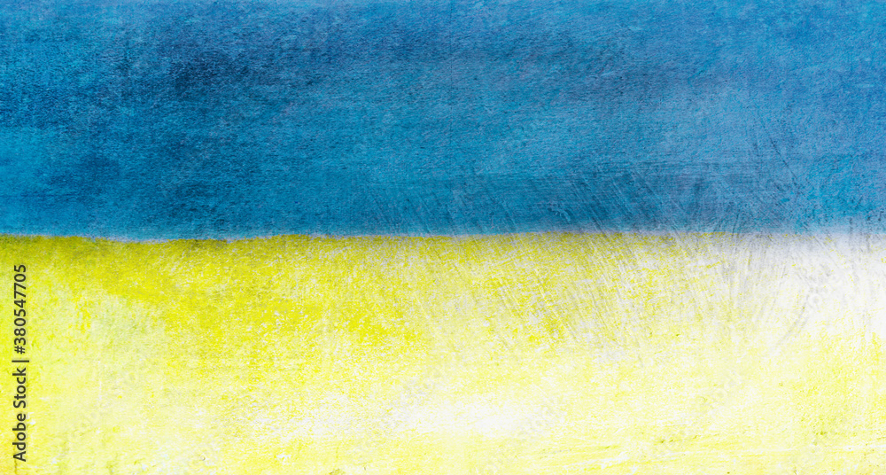 Fototapeta premium Flag of Ukraine retro background