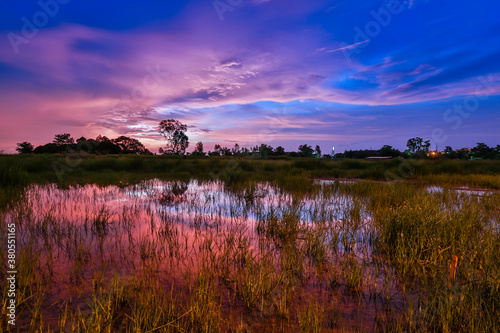 twilight beautiful landscape