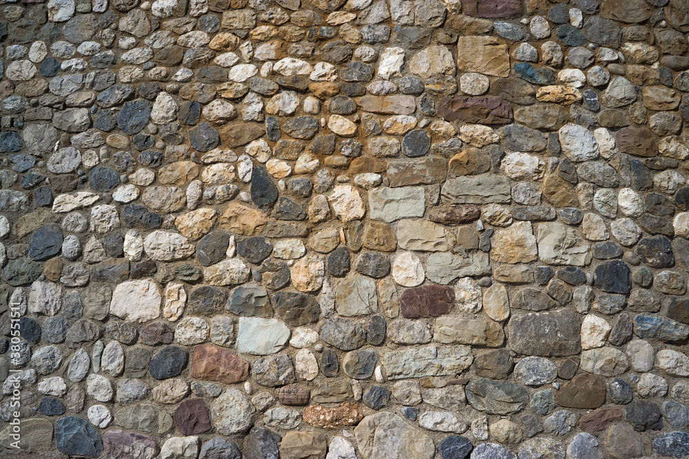 Wall texture with stone masonry.