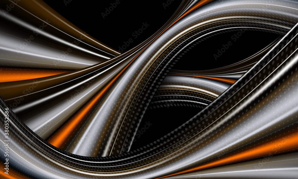 Abstract colorful fluid wave design