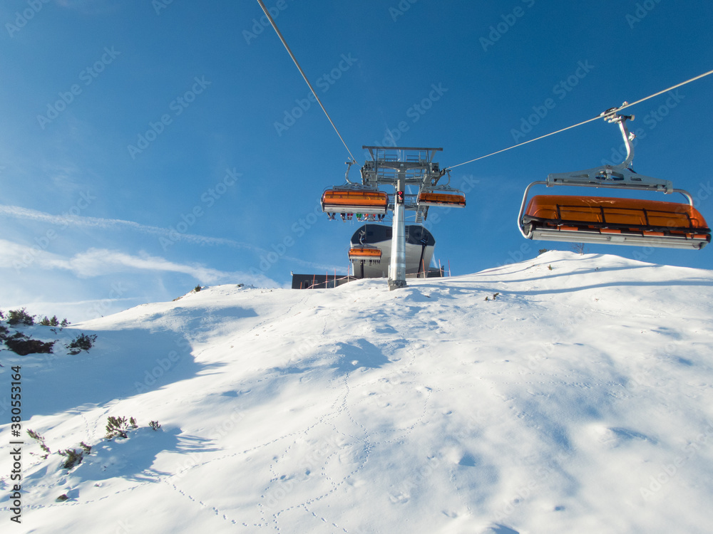 Skiing holiday in Alps