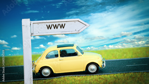 Street Sign to WWW