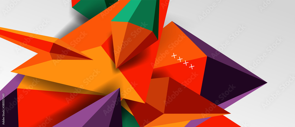 3d low poly abstract shape background vector illustration 3d low poly abstract shape background vector illustration