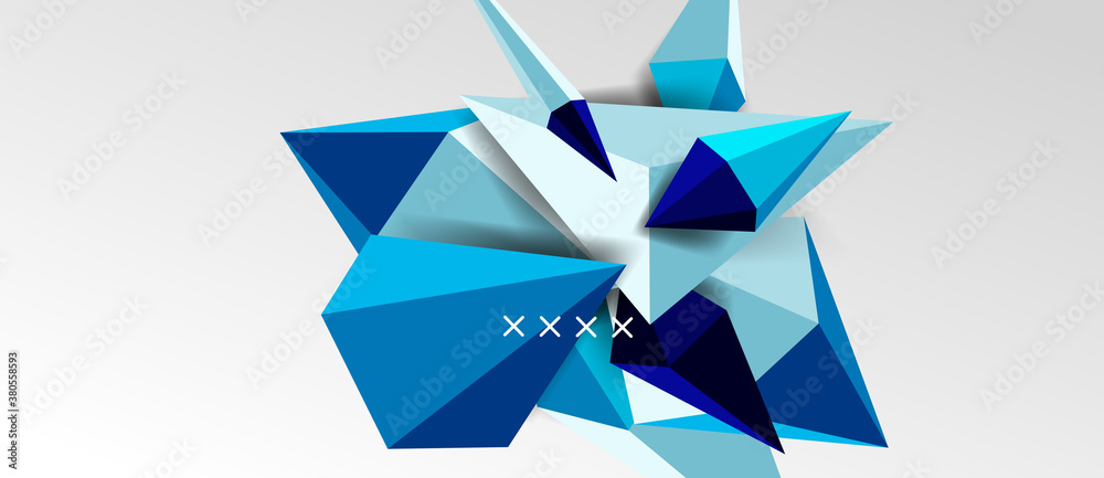 3d low poly abstract shape background vector illustration 3d low poly abstract shape background vector illustration
