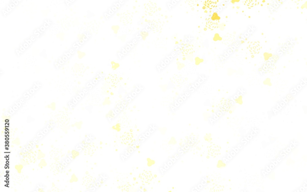 Light Yellow vector pattern with random forms. Light Yellow vector pattern with random forms.