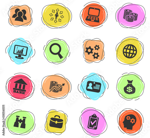 business management icons