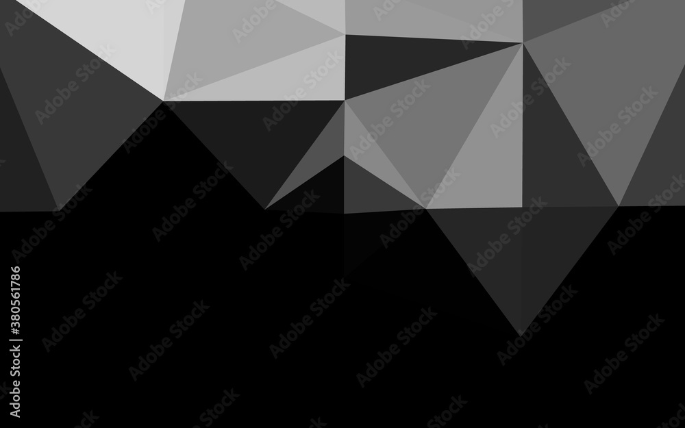 Light Silver, Gray vector polygon abstract background. Creative illustration in halftone style with gradient. Completely new design for your business. Light Silver, Gray vector polygon abstract background. Creative illustration in halftone style with gradient. Completely new design for your business.