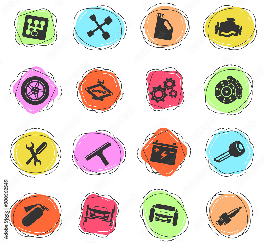 Auto Service Icons Auto Service Icons