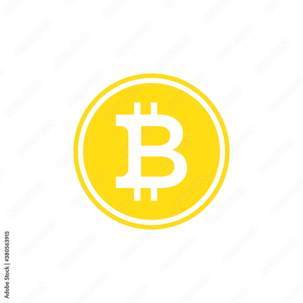 bitcoin icon vector bitcoin icon vector