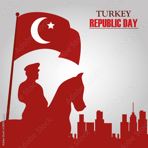 turkey republic day, sculpture hero freedom country photo