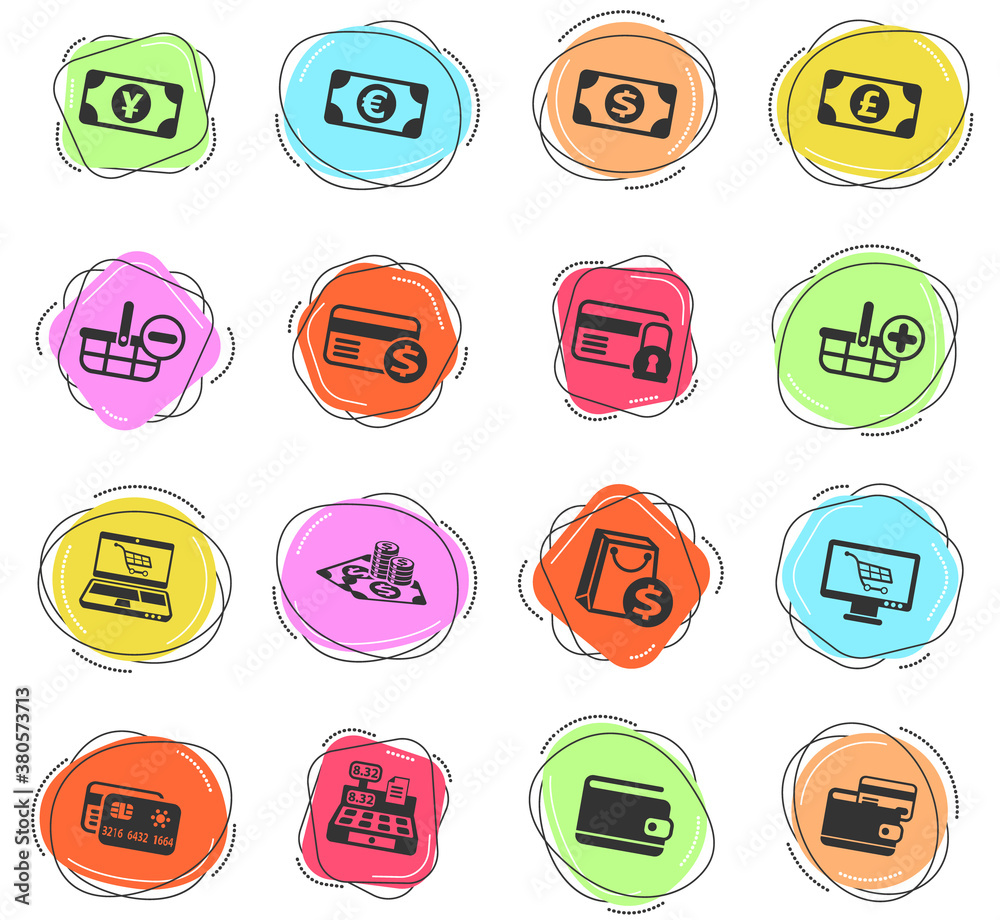 e-commerce icon set e-commerce icon set