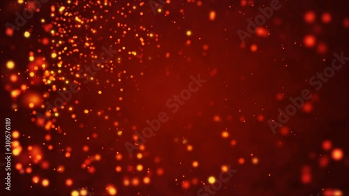 Abstract background Christmas light glittering and particle dark and grain processed
