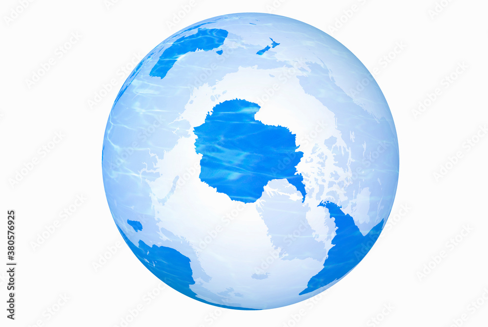 Fototapeta premium 地球儀、南極