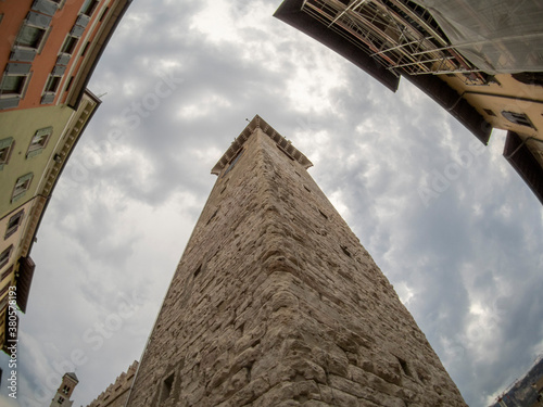 trento cathedral dome fisheye view