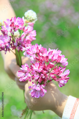 レンゲの花束