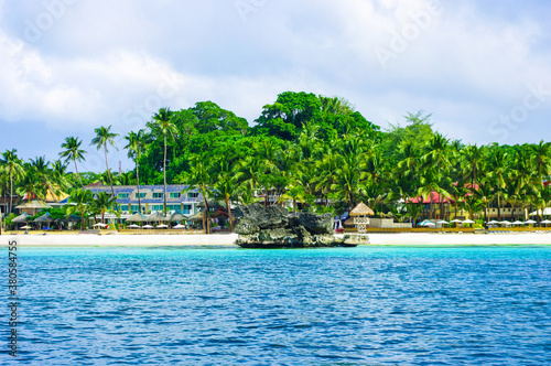 Boracay Island on a sunny day, Philippines