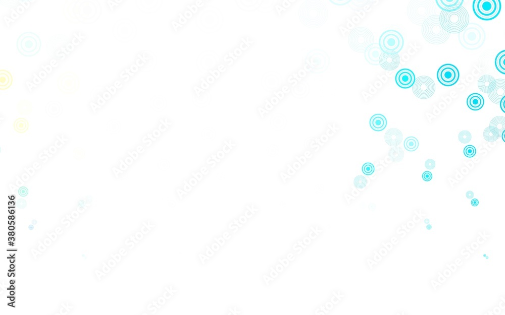 Light Blue, Yellow vector backdrop with dots. Light Blue, Yellow vector backdrop with dots.