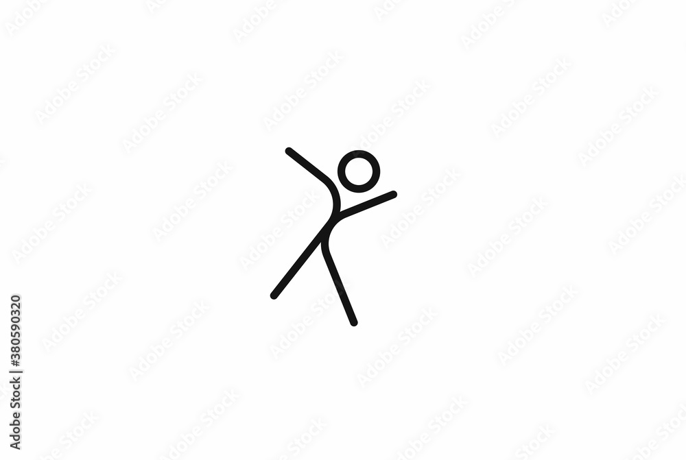 Flat Human LIfe company vector logo and symbol Design Flat Human LIfe company vector logo and symbol Design