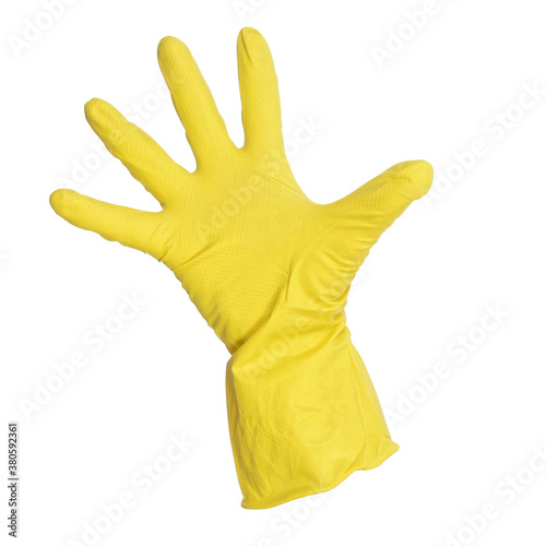 Yellow Household Rubber Glove