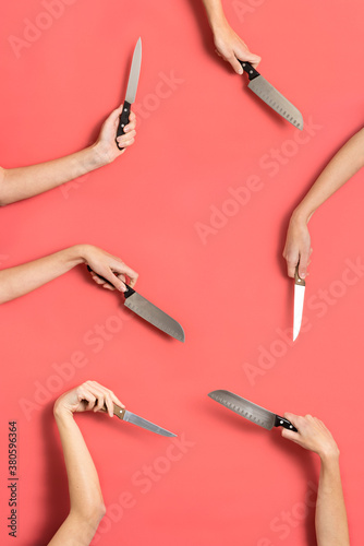 Knifes still life photo