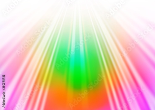 Light Multicolor, Rainbow vector texture with colored lines. Glitter abstract illustration with colored sticks. Best design for your ad, poster, banner.