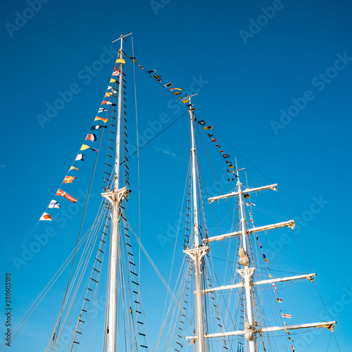 Masts of a saiking ship