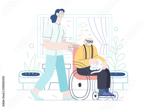 Medical insurance template - senior home support