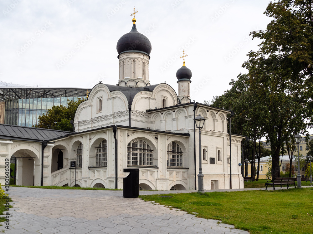 Church of the Conception of Saint Anne in Kitay-Gorod district of Moscow city. The church is known from 1493 year