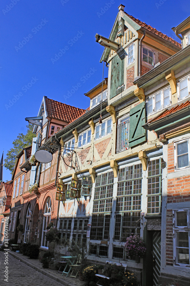 Fototapeta premium Lauenburg: Altstadtidylle (Schleswig-Holstein)