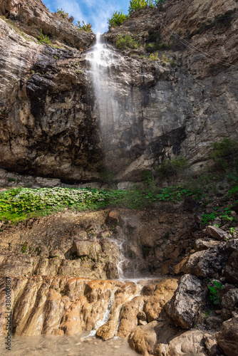 Afurja waterfall in Quba area, Azebaijan Republic