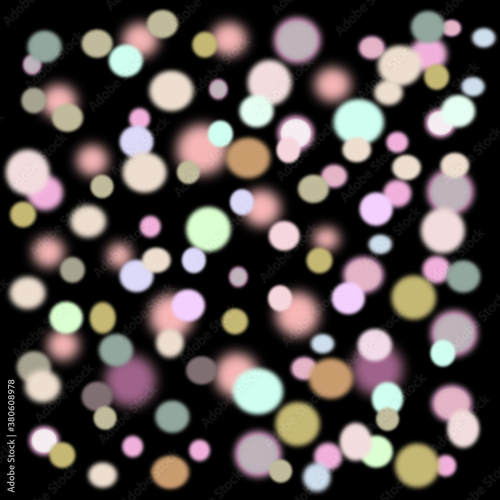 Fototapeta premium Abstract background with blurred circles