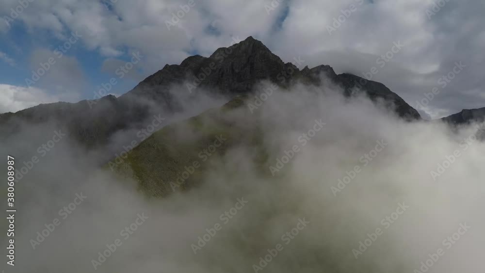 Caucasus, Ossetia. Zrug gorge. The upper reaches of the valley. Caucasus, Ossetia. Zrug gorge. The upper reaches of the valley.