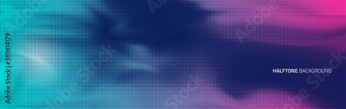 Vector Halftone Smoke background