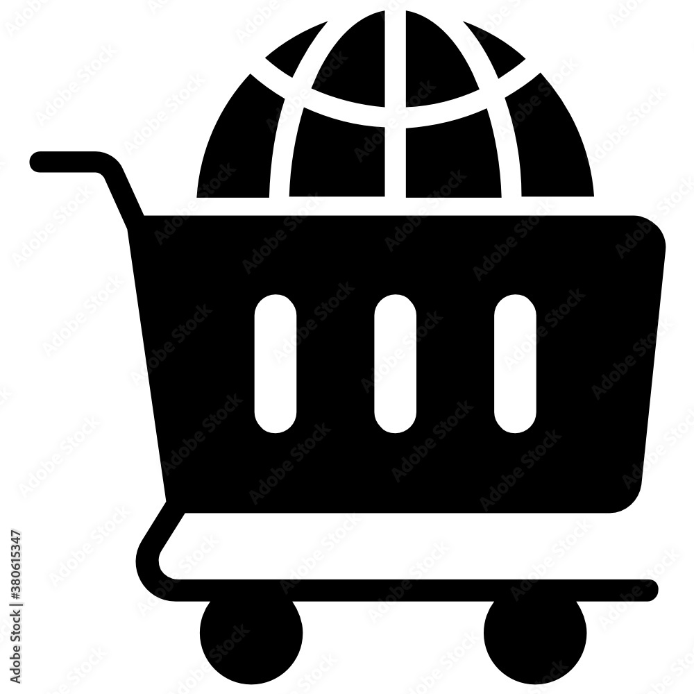Style of global shopping vector, editable icon
Style of global shopping vector, editable icon