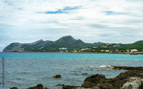 MALLORCA, SPAIN - Jul 17, 2020: Mallorca The beautiful coast of Cala Mendia. photo