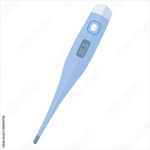 Vector illustration of a thermometer
