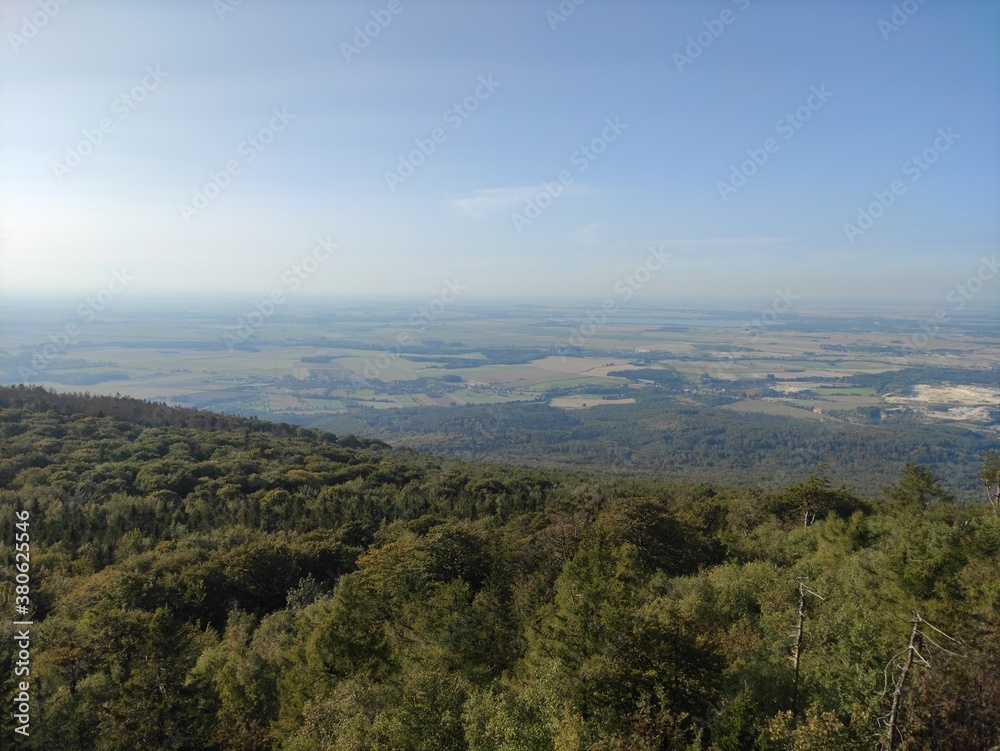 Widok z góry ,,Ślęża'' 