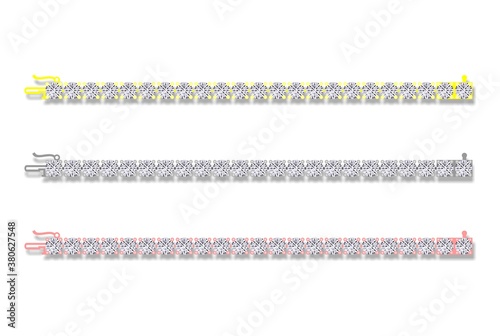  Diamond Tennis Bracelet in Yellow Gold, White Gold, Rose Gold Comparison Guide