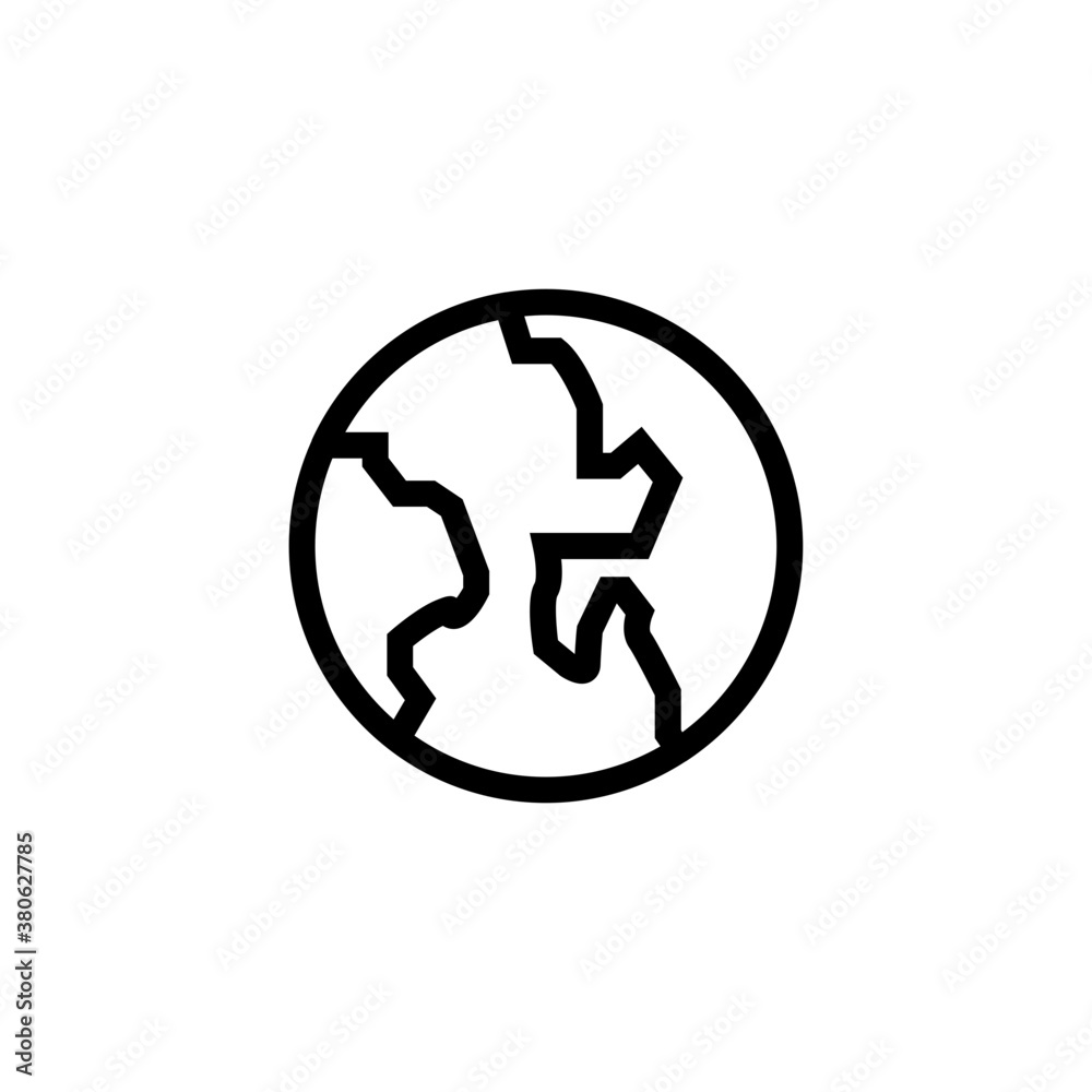 Earth planet icon Earth planet icon