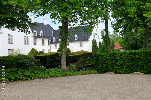 Schloss Schackenborg in Sueden Daenemarks. Daenemark, Europa