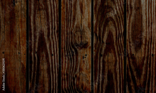 Natural brown dark wooden background texture