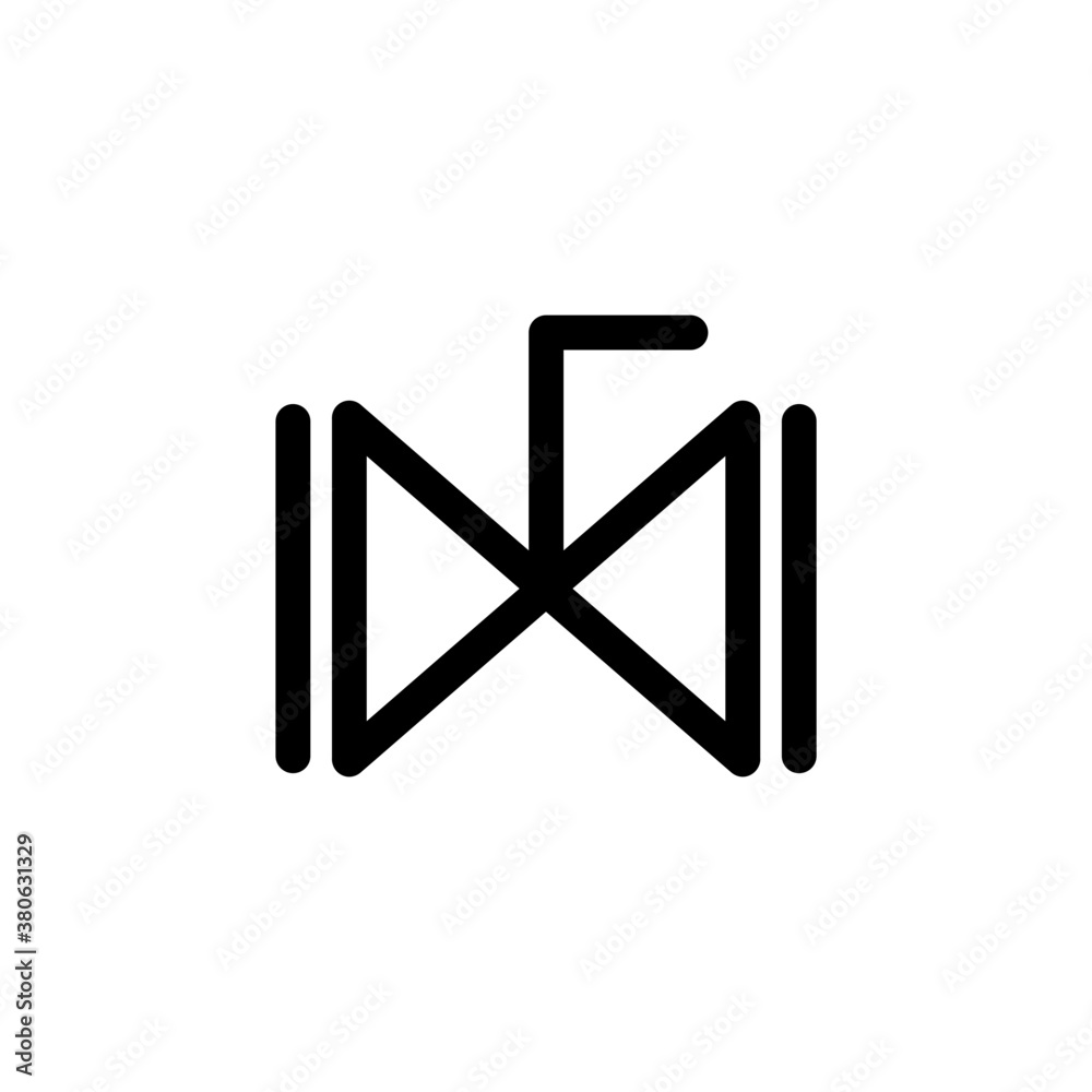 Gate valve icon Gate valve icon