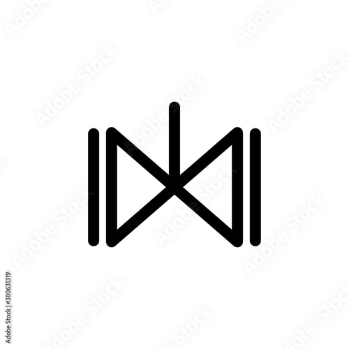 Gate valve icon