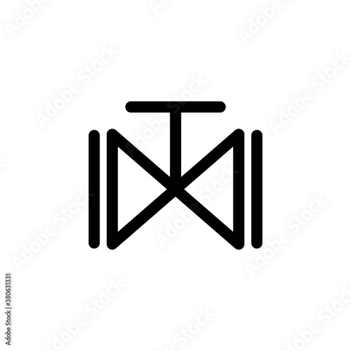 Gate valve icon
