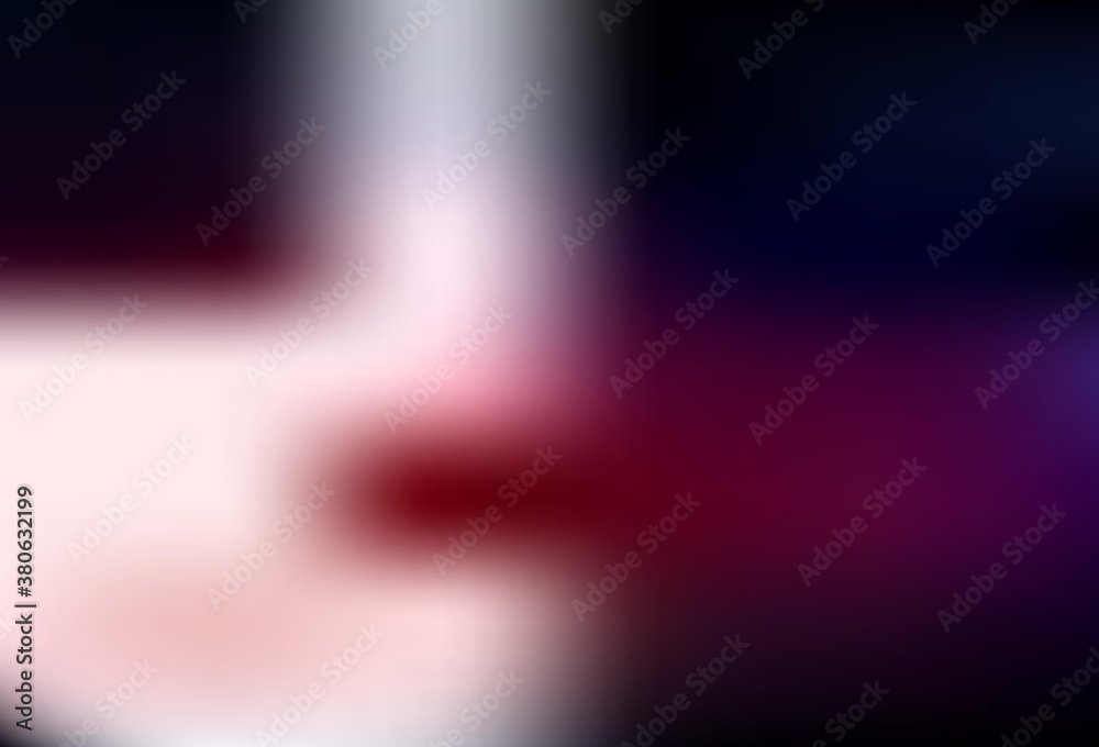Fototapeta premium Dark Pink, Red vector abstract blurred background.