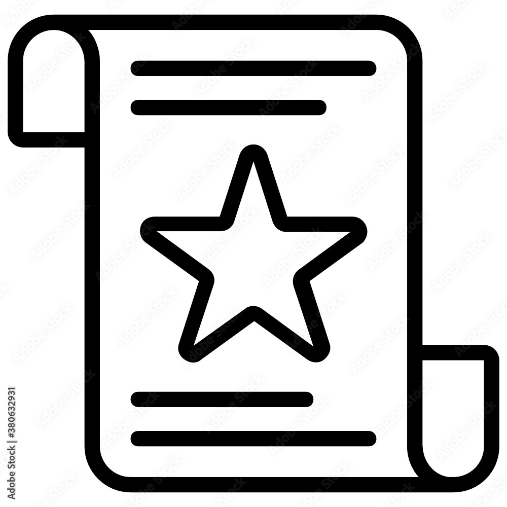 Feedback form vector, star on sheet flat icon
Feedback form vector, star on sheet flat icon