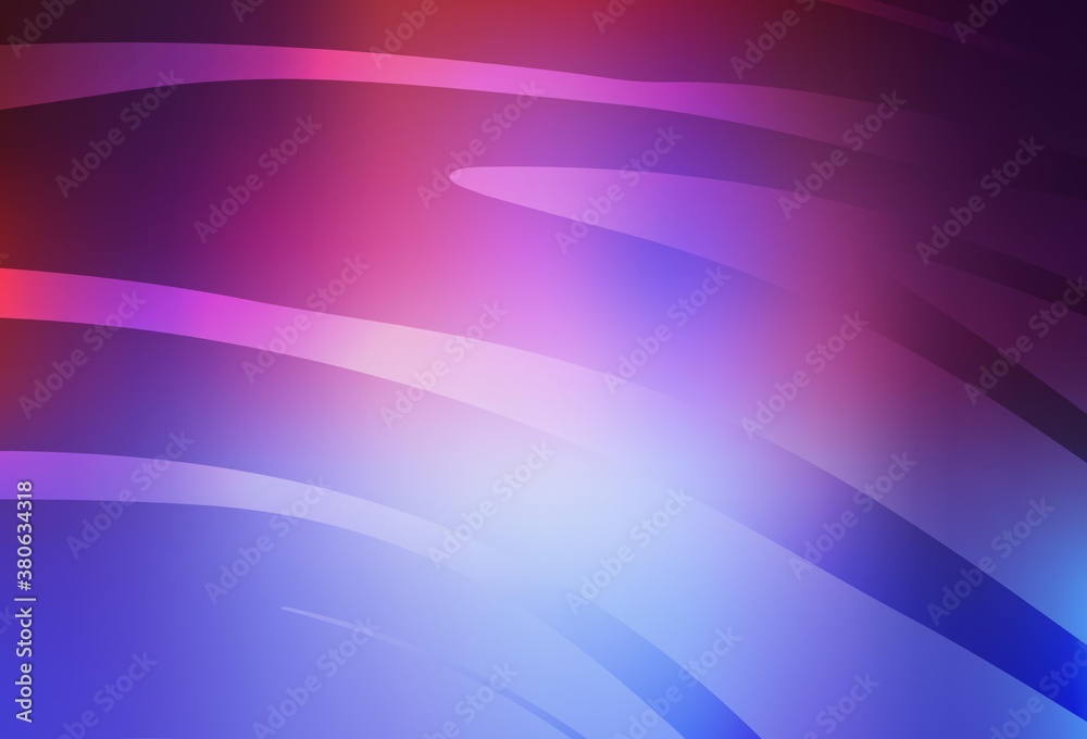 Light Blue, Red vector background with wry lines.